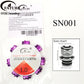 Multicolor Round Aluminum Loose Beads with Crystal Elastic Thread Handmade DIY Beading Kit for Bracelet Necklace Jewelry Making