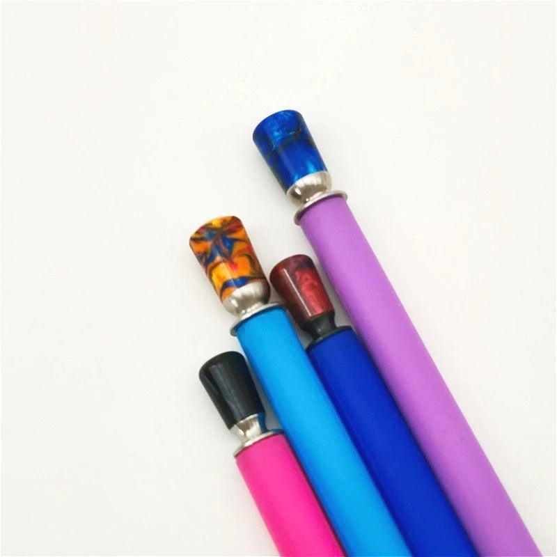 1PC 510 Drip Nozzle Stainless Steel Resin Hat Shaped Straw Joint