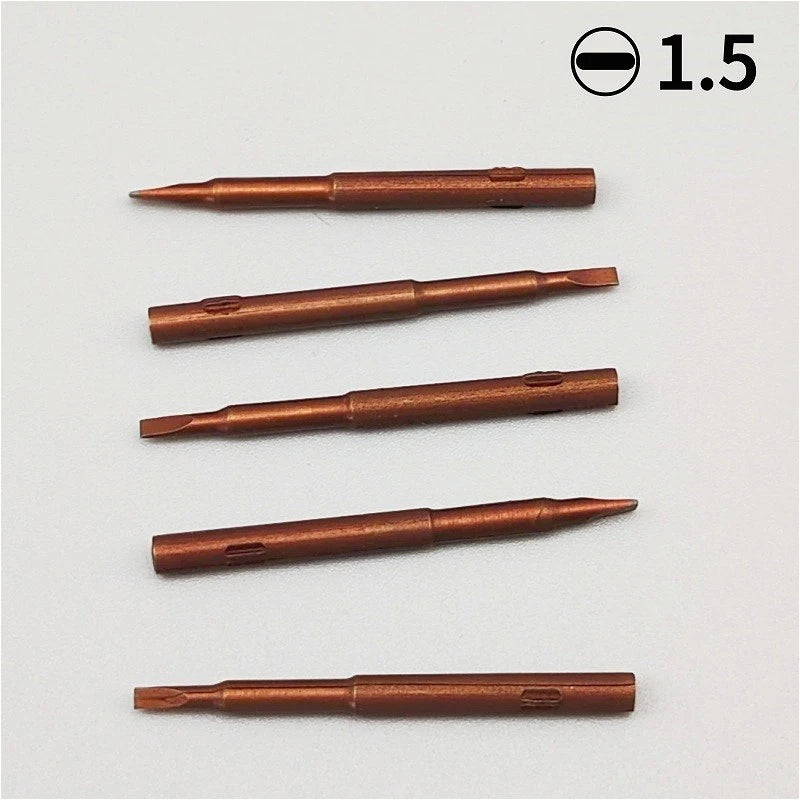 Multi-Size Screwdriver Bits Set Phillips Torx Hexagon Steel Replacement for DIY Tools 5PCS