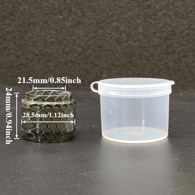 Honeycomb Marbled Resin Cylinder Sleeve Round Tabletop Display Stand DIY Craft Ornament Accessories for TFV12 Prince 8ml