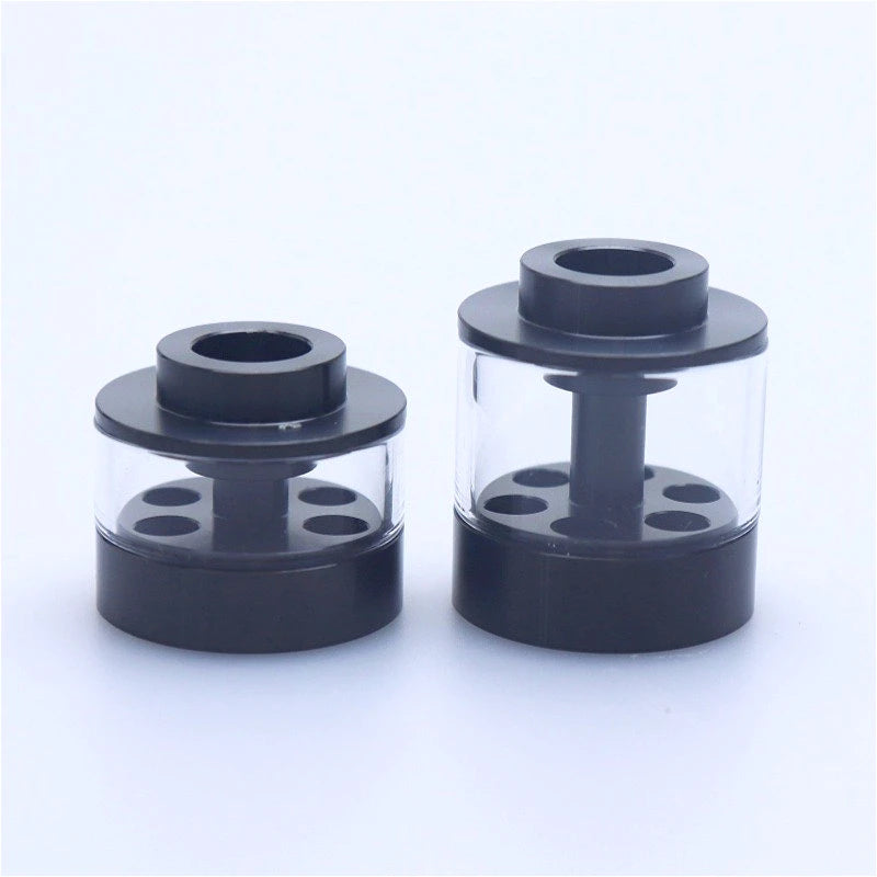 Flash-e-Vapor Shiny Stainless Steel Cover/ Straight Glass Tube 2ml 3.5ml Replacement Accessory