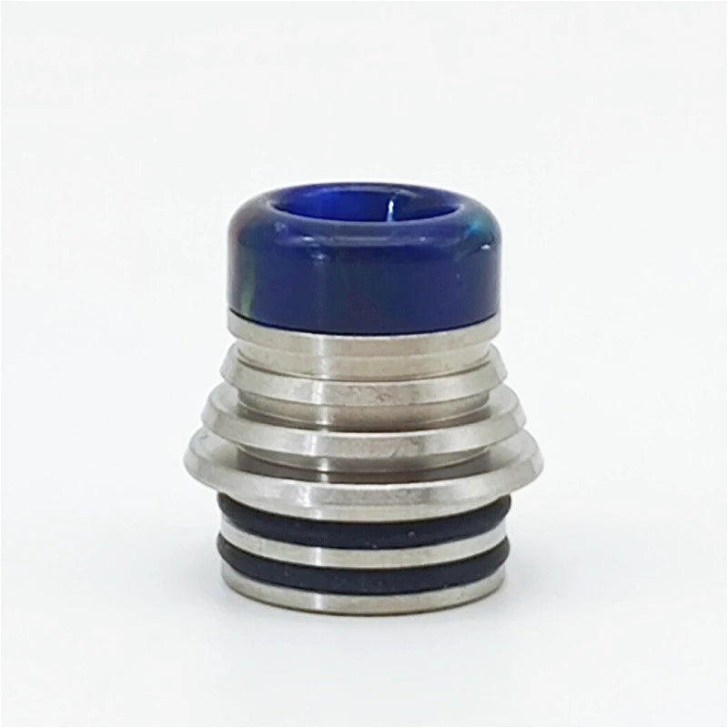 1PC 510 810 Drip Nozzle Tower Shaped Stainless Steel Resin PEI Straw Joint