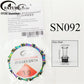 FATUBE DIY Handmade Jewelry Making Kit Tube Spacer Beads Metal Round Loose Beads Crystal Elastic Thread Set For Craft Supplies