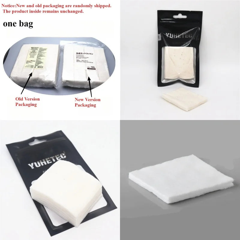 Organic 100% Cotton absorbent cotton Soft Pad 50x60mm Clean Cotton DIY Filling Material