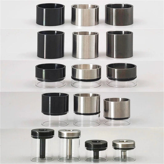 1PC Full steel chamber half steel chamber straight tube for KUMA 2ml 4.5ml 6ml KUMA nano Kit 2ml 6ml Hardware Accessories