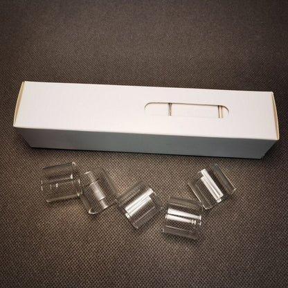 5PCS FATUBE Straight  Bubble Clear  Rainbow Spare GLASS TUBE Cup Independent Carton customized ( model or size U need)ABCD