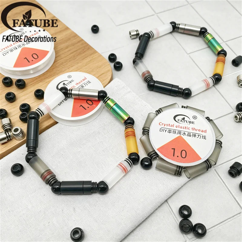 FATUBE Mixed Style Metal Plastic Beads DIY Jewelry Accessories for Bracelets, Necklaces, Personalized Gifts & DIY Projects