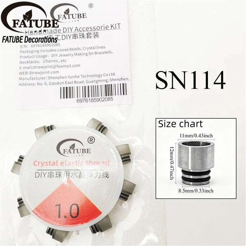 FATUBE Mixed Style Metal Plastic Beads DIY Jewelry Accessories for Bracelets, Necklaces, Personalized Gifts & DIY Projects