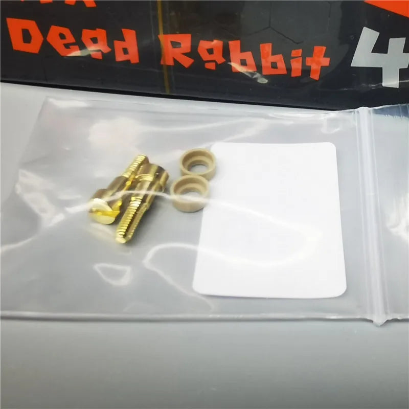 1Kit Fasteners Bolts 510 Pin Copper Center Screw with PEEK Insulating Cap for ZX MESH BISHOP BI2HOP Kuma Dead Rabbit 4 Ripley