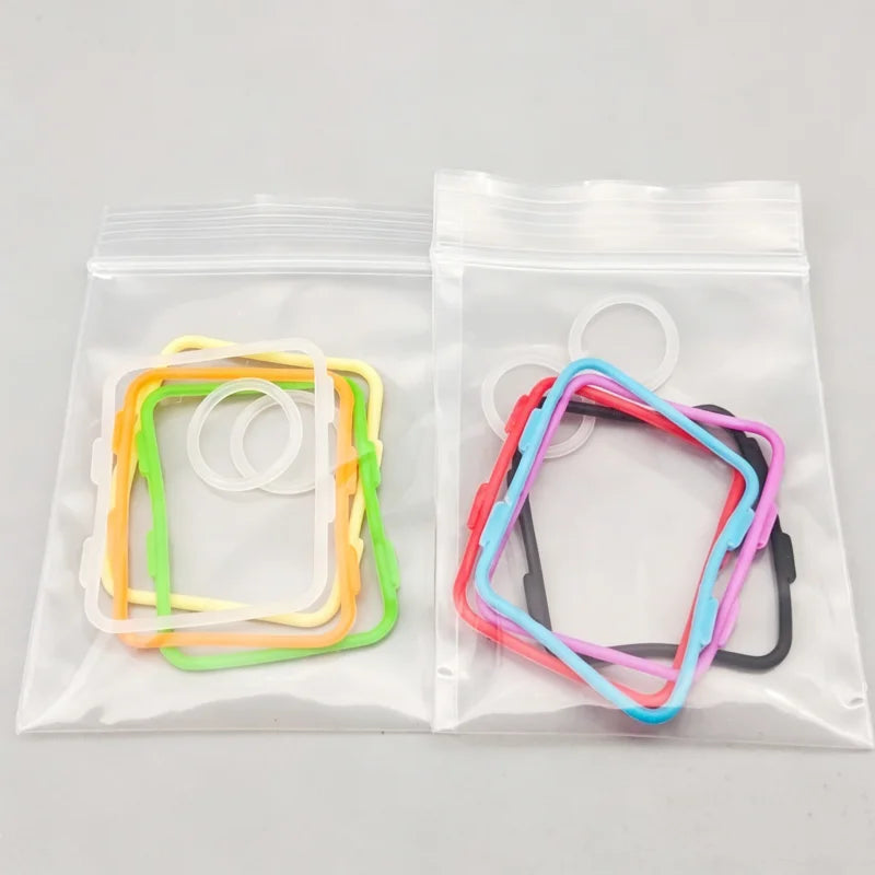 Seal Ring Set Square Silicone Gasket Glass Sheet Accessories for Boro CP2/CP3/CP5