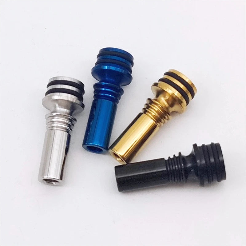 1PC 510 Drip Nozzle Diplomat Stainless Steel Long Style Straw Joint