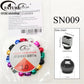 FATUBE Multicolor Irregular Aluminum Spacer Beads Metal Loose Beads DIY Bracelet Making Parts Handmade Steampunk Jewelry Part