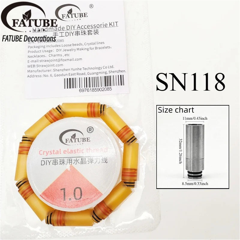 FATUBE Mixed Style Metal Plastic Beads DIY Jewelry Accessories for Bracelets, Necklaces, Personalized Gifts & DIY Projects