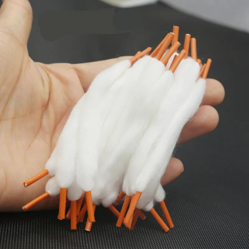 3.0 COTN THREADS 10CM YUHETEC 3.0 Joint cotton 5.0 Joint Mesh Cotton 2.5 Joint Shoelace shaped cotton DIY Filling Material