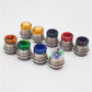 1PC 510 810 Drip Nozzle Tower Shaped Stainless Steel Resin Straw Joint