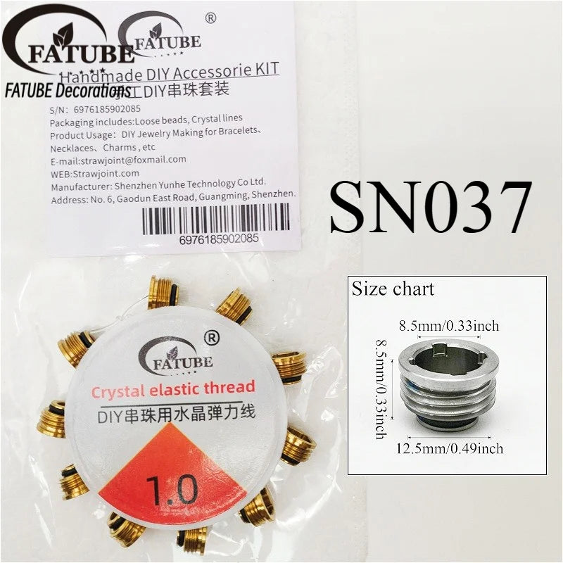 Multi Color Stainless Steel Spacer Beads Large Hole Loose Metal Bead DIY Handmade Jewelry Making Supplies For Bracelet Necklace
