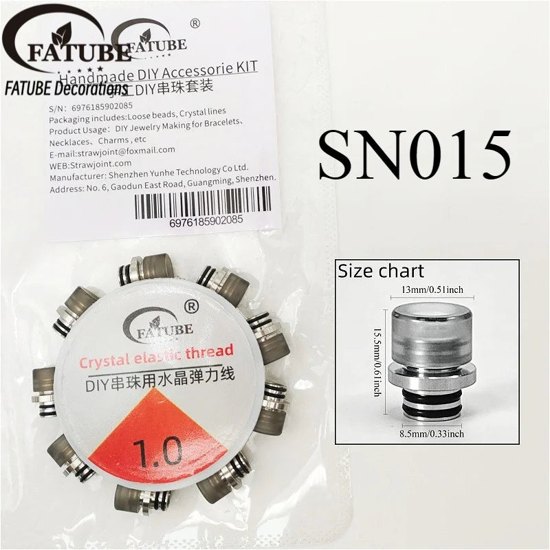 Multicolor Metal Acrylic Spacer Beads for DIY Bracelet Making Mixed Style Large Hole Loose Beads Accessories for Jewelry Making