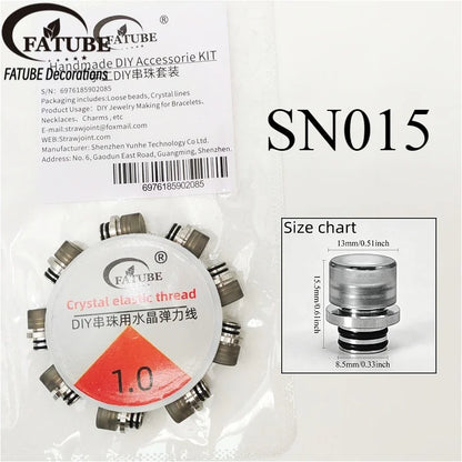 Multicolor Metal Acrylic Spacer Beads for DIY Bracelet Making Mixed Style Large Hole Loose Beads Accessories for Jewelry Making