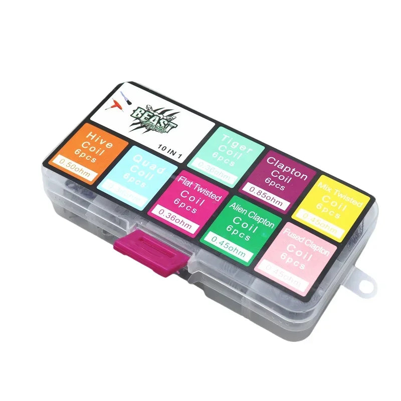 10-in-1 Heating Wire Set with T-shaped Screwdriver & Wire Brush Repair Tool Kit for DIY Coils