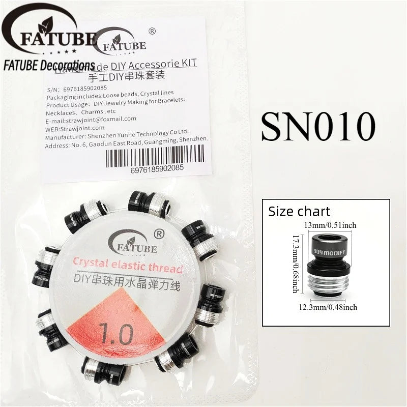 DIY Bracelet Making Spacer Beads Anodized Aluminum Screw Loose Beads for Jewelry Making Handmade Wristband Accessories