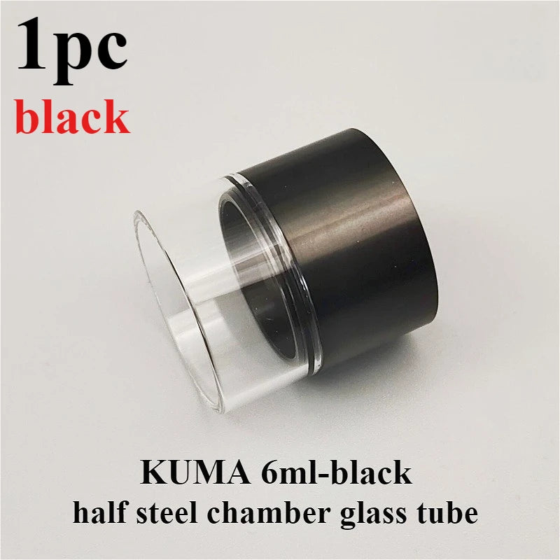 1PC Full steel chamber half steel chamber straight tube for KUMA 2ml 4.5ml 6ml KUMA nano Kit 2ml 6ml Hardware Accessories