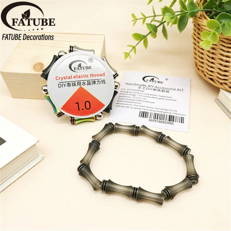 FATUBE Multi Color Metal Plastic Spacer Loose Beads DIY Handmade Bracelet Necklace Craft Making Accessories