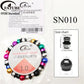 DIY Bracelet Making Spacer Beads Anodized Aluminum Screw Loose Beads for Jewelry Making Handmade Wristband Accessories