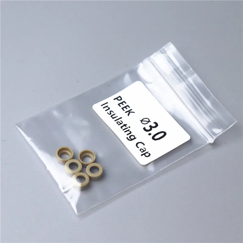 1Kit Fasteners Bolts 510 Pin Copper Center Screw with PEEK Insulating Cap for ZX MESH BISHOP BI2HOP Kuma Dead Rabbit 4 Ripley