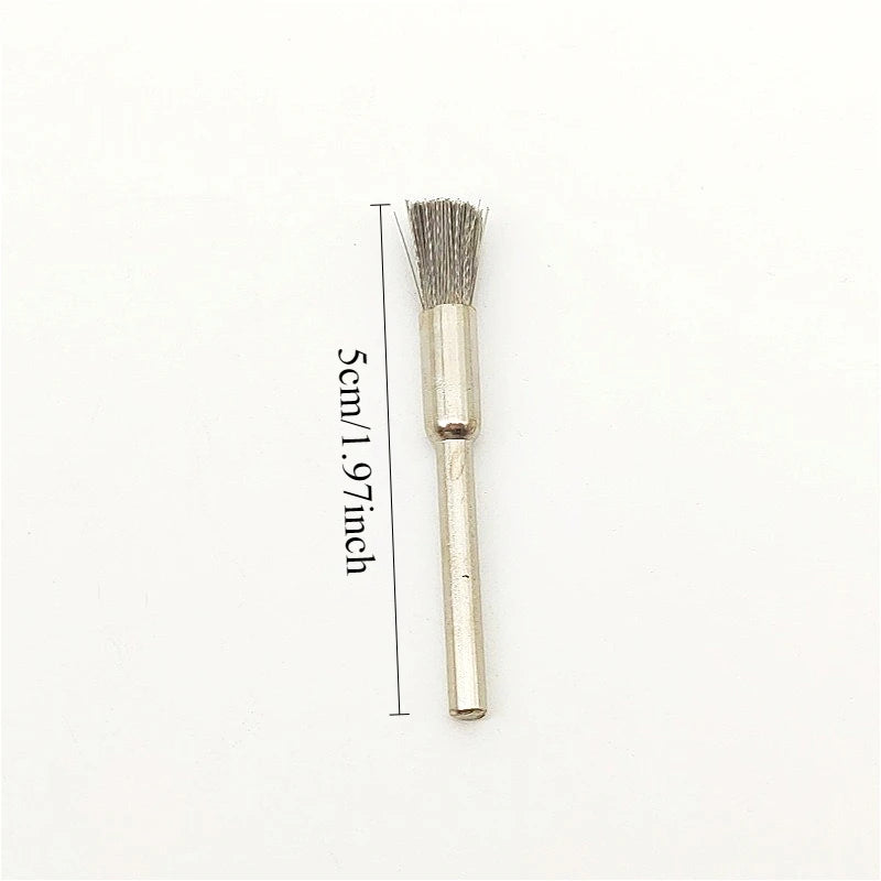 Wire Brush with T-Shaped Screwdriver Set for Home Repairs, Metal Polishing, Furniture Assembly