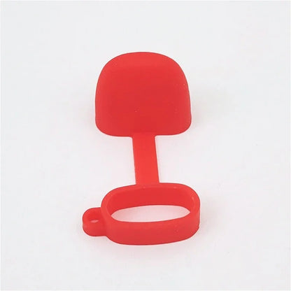 10PCS Silicone Protective Cover with Integrated Dust Cap Flat Mouth Dust Cap Accessories