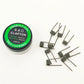 Finished Fancy Heating Wires Alien, Clapton, Twisted, Hive, Tiger, Quad Type - DIY Repair Accessory for RDA/RTA  Atomizers
