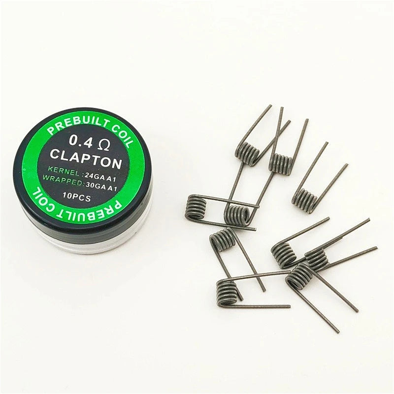 Finished Fancy Heating Wires Alien, Clapton, Twisted, Hive, Tiger, Quad Type - DIY Repair Accessory for RDA/RTA  Atomizers