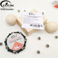 FATUBE DIY Jewelry Making Tube Beads Kit Metal Plastic Spacer Beads Elastic Thread for Bracelet Necklace Handmade Jewelry Parts