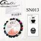 FATUBE Mixed Color Aluminum & Glossy Black Round Ball Spacer Loose Beads for DIY Bracelet Handmade Jewelry Making Parts