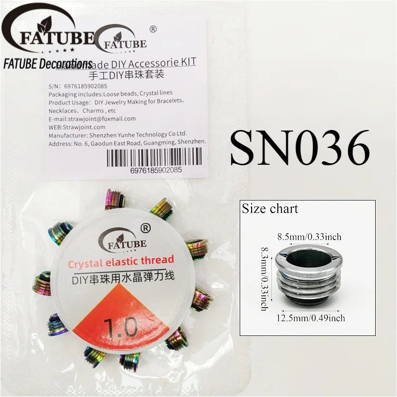 Multi Color Stainless Steel Spacer Beads Large Hole Loose Metal Bead DIY Handmade Jewelry Making Supplies For Bracelet Necklace