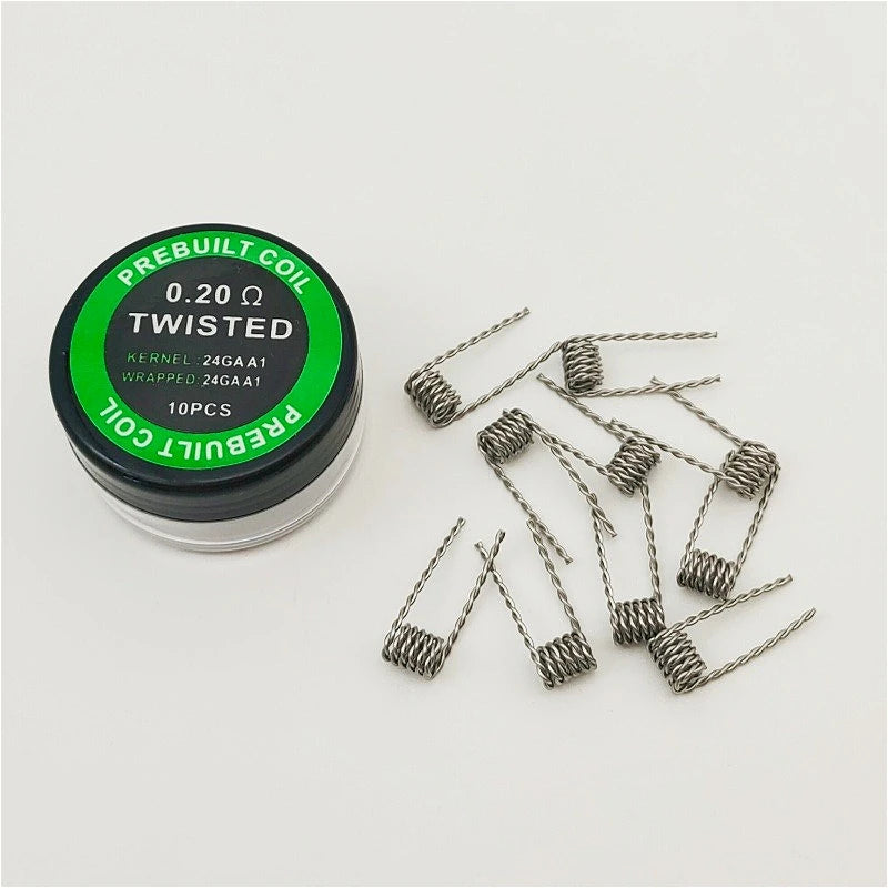 Finished Fancy Heating Wires Alien, Clapton, Twisted, Hive, Tiger, Quad Type - DIY Repair Accessory for RDA/RTA  Atomizers