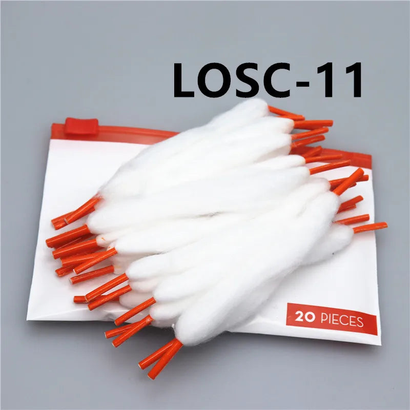 COTN THREADS Lighter Cotton Replacement Accessories Organic Oil‑Wicking Laces Sheet‑Shaped Cotton Balls Flint Stones