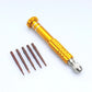 5-in-1 Multi-Functional Interchangeable-Head Non-Slip Screwdriver for Home/Workshop/Electronic Repair Tool