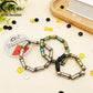 FATUBE DIY Tube Beads Bracelet Making Kit Metal Plastic Spacer Beads for Handmade Jewelry Supplies DIY Projects