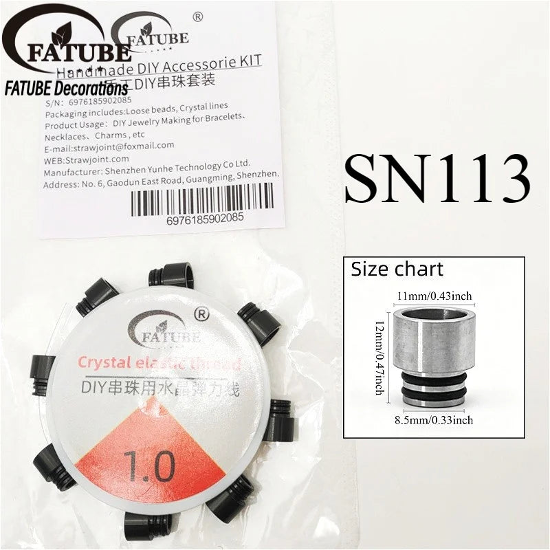 FATUBE Mixed Style Metal Plastic Beads DIY Jewelry Accessories for Bracelets, Necklaces, Personalized Gifts & DIY Projects