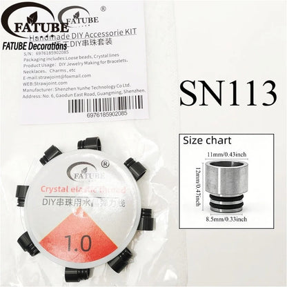 FATUBE Mixed Style Metal Plastic Beads DIY Jewelry Accessories for Bracelets, Necklaces, Personalized Gifts & DIY Projects