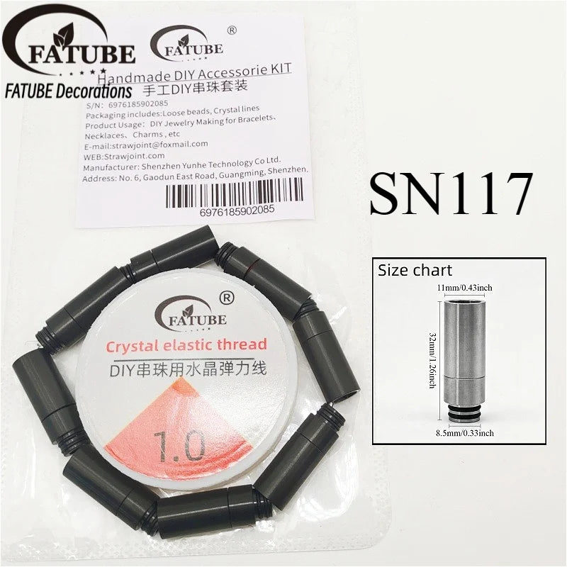 FATUBE Mixed Style Metal Plastic Beads DIY Jewelry Accessories for Bracelets, Necklaces, Personalized Gifts & DIY Projects