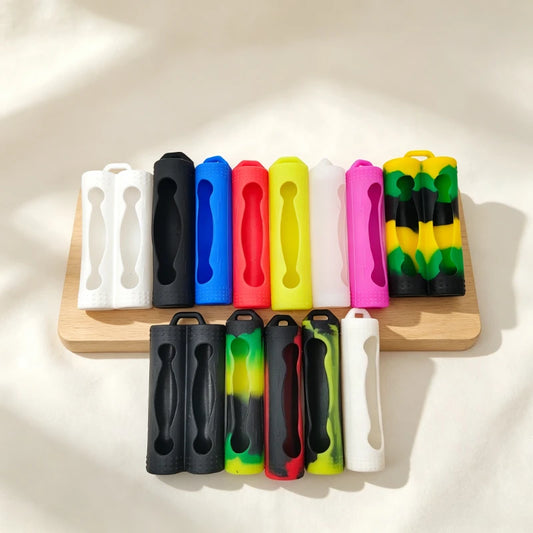 1PC Soft Silicone Decor Protective Sleeve Anti-Slip Shockproof Keychain Pendant Cover