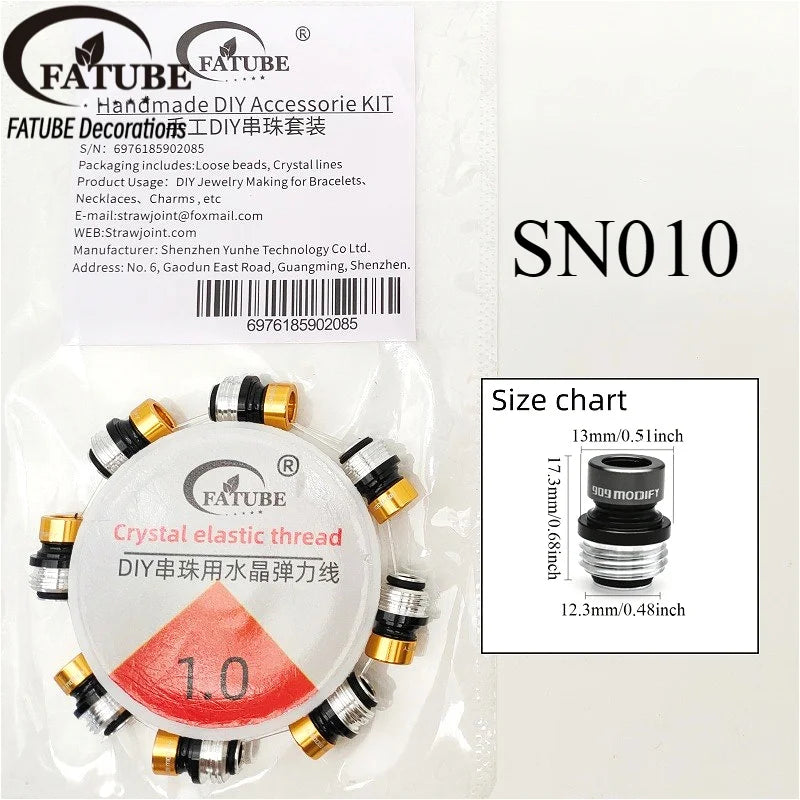 DIY Bracelet Making Spacer Beads Anodized Aluminum Screw Loose Beads for Jewelry Making Handmade Wristband Accessories