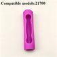 1PC Soft Silicone Decor Protective Sleeve Anti-Slip Shockproof Keychain Pendant Cover