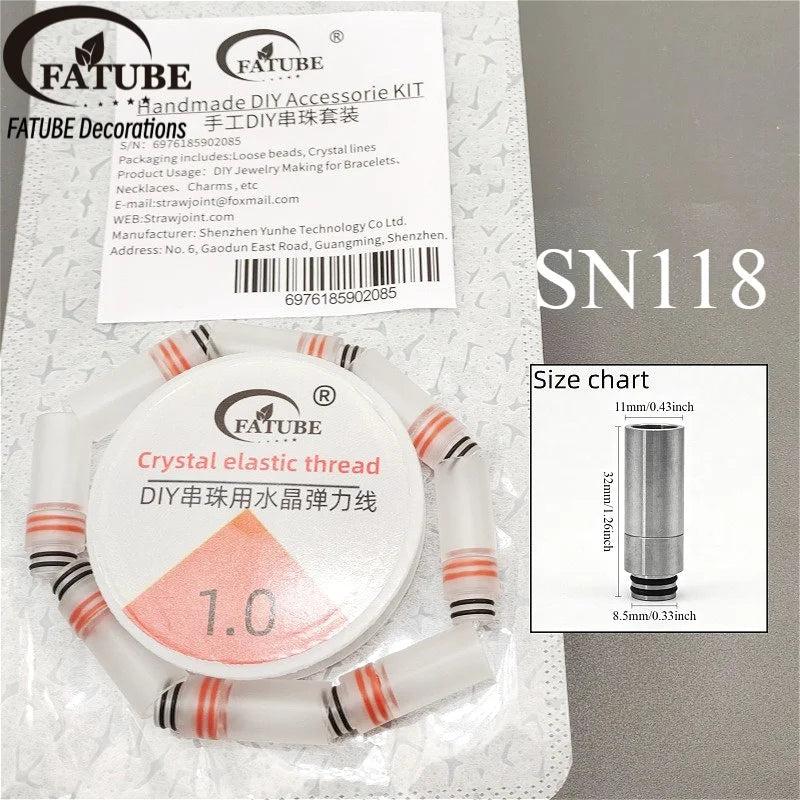 FATUBE Mixed Style Metal Plastic Beads DIY Jewelry Accessories for Bracelets, Necklaces, Personalized Gifts & DIY Projects