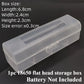 1PC Frosted White PP Battery Storage Box | Fits 18650/21700/26650 Batteries