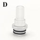 1piece 510 Stainless Steel Plastic Sea Monster v4 Straw Joint