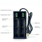 21700 4.2V Lithium Battery Charger for USB Single-slot, Dual-slot and Quad-slot Flashlights, Hair Clippers and Megaphones