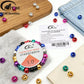 FATUBE Colorful Threaded Aluminum Spacer Beads Multicolor Metal Loose Beads DIY Bracelet Necklace Jewelry Making Accessories
